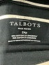 Talbots Outlet Stripes Black Long Sleeve Top Size 2X (petite) - photo 7