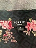 Torrid Floral Black 3/4 Sleeve Blouse Size 2X Plus (2) - photo 7
