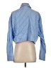 Collusion 100% Cotton Stripes Blue Long Sleeve Blouse Size 2 - photo 2