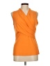 DKNY Orange Sleeveless Blouse Size M - photo 1