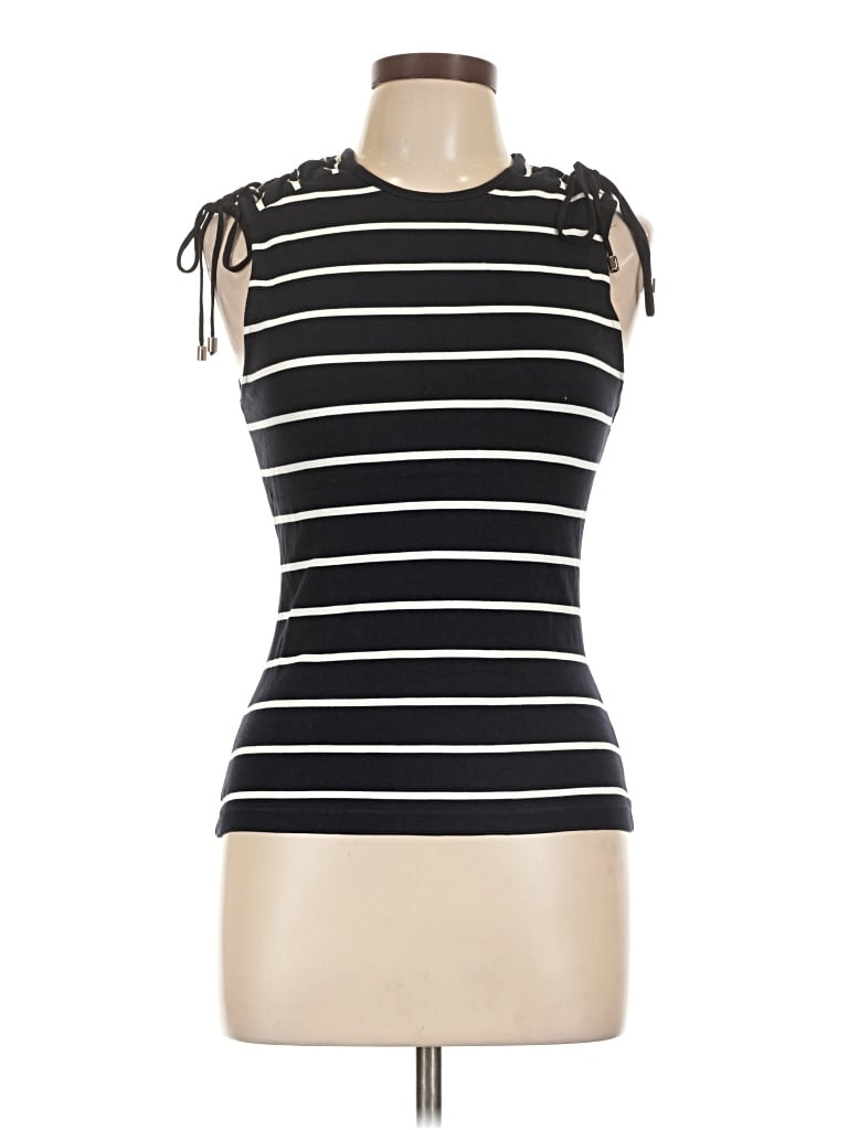 Pre-owned Karen Millen Sleeveless T-shirt In Black