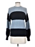 H&M Color Block Blue Pullover Sweater Size S - photo 1