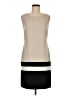 Casual Corner 100% Polyester Color Block Tan Casual Dress Size 6 - photo 1