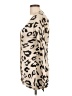 XXI Animal Print Ivory Cardigan Size L - photo 5
