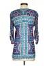 BCBGMAXAZRIA 100% Viscose Blue 3/4 Sleeve Blouse Size XXS - photo 2