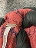 Free People 100% Rayon Paisley Red Pink Jumpsuit Size XS - photo 5