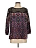 Unbranded 100% Polyester Purple Burgundy 3/4 Sleeve Blouse Size M (estimated) - photo 1
