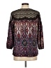 Unbranded 100% Polyester Purple Burgundy 3/4 Sleeve Blouse Size M (estimated) - photo 2