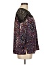 Unbranded 100% Polyester Purple Burgundy 3/4 Sleeve Blouse Size M (estimated) - photo 4