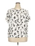 A New Day 100% Polyester Ivory Short Sleeve Blouse Size XXL - photo 1