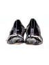 Attilio Giusti Leombruni 100% Leather Argyle Black Gray Flats Size EU (IT) 38 1/2 / US 8 1/2 - photo 2