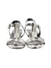 Vaneli Sport Metallic Stripes Gray Sandals Size 8 (narrow) - photo 2
