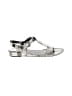 Vaneli Sport Metallic Stripes Gray Sandals Size 8 (narrow) - photo 1