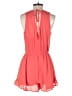 ASTR The Label 100% Polyester Solid Orange Romper Size S - photo 2