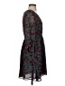 Madewell 100% Polyester Floral Gray Casual Dress Size 2 - photo 4