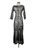 Unbranded Metallic Silver Cocktail Dress Size S (estimated) - photo 2