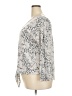 Beacon Gray Long Sleeve Blouse Size XXL - photo 5