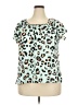 Unbranded Teal Short Sleeve Blouse Size XXL - photo 1