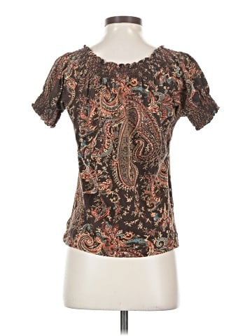 Lauren by Ralph Lauren Short Sleeve Blouse (view 2)