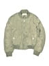 H&M 100% Polyester Solid Green Jacket Size 8 - photo 1