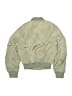 H&M 100% Polyester Solid Green Jacket Size 8 - photo 2