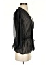 DKNY 100% Polyester Black 3/4 Sleeve Blouse Size XS - photo 4