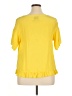 Madison Marcus Yellow Short Sleeve Blouse Size XL (estimated) - photo 2