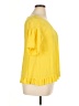 Madison Marcus Yellow Short Sleeve Blouse Size XL (estimated) - photo 4