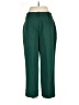 Zara Solid Green Casual Pants Size M - photo 2