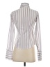 NaraCamicie Stripes Silver Purple Long Sleeve Blouse Size 2 (0) - photo 2