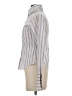 NaraCamicie Stripes Silver Purple Long Sleeve Blouse Size 2 (0) - photo 5