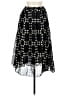Assorted Brands 100% Polyester Polka Dots Black Casual Skirt Size M - photo 1