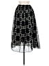 Assorted Brands 100% Polyester Polka Dots Black Casual Skirt Size M - photo 2