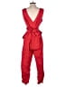 Ann Taylor Solid Red Jumpsuit Size 8 - photo 2