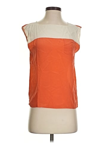 French Connection Sleeveless Silk Top (view 1)