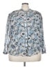 Veronica Beard 100% Silk Paisley Blue Blouse Size 24 - photo 1