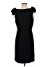 Ann Taylor LOFT 100% Polyester Solid Black Cocktail Dress Size 4 - photo 2