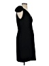 Ann Taylor LOFT 100% Polyester Solid Black Cocktail Dress Size 4 - photo 4