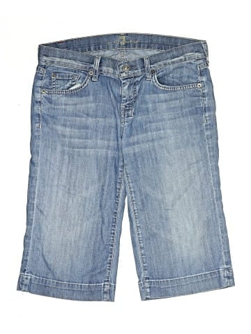 7 For All Mankind Denim Shorts (view 1)