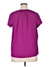 Old Navy Purple Short Sleeve Blouse Size XL - photo 2