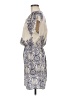 Akiko Paisley Blue Casual Dress Size M - photo 5