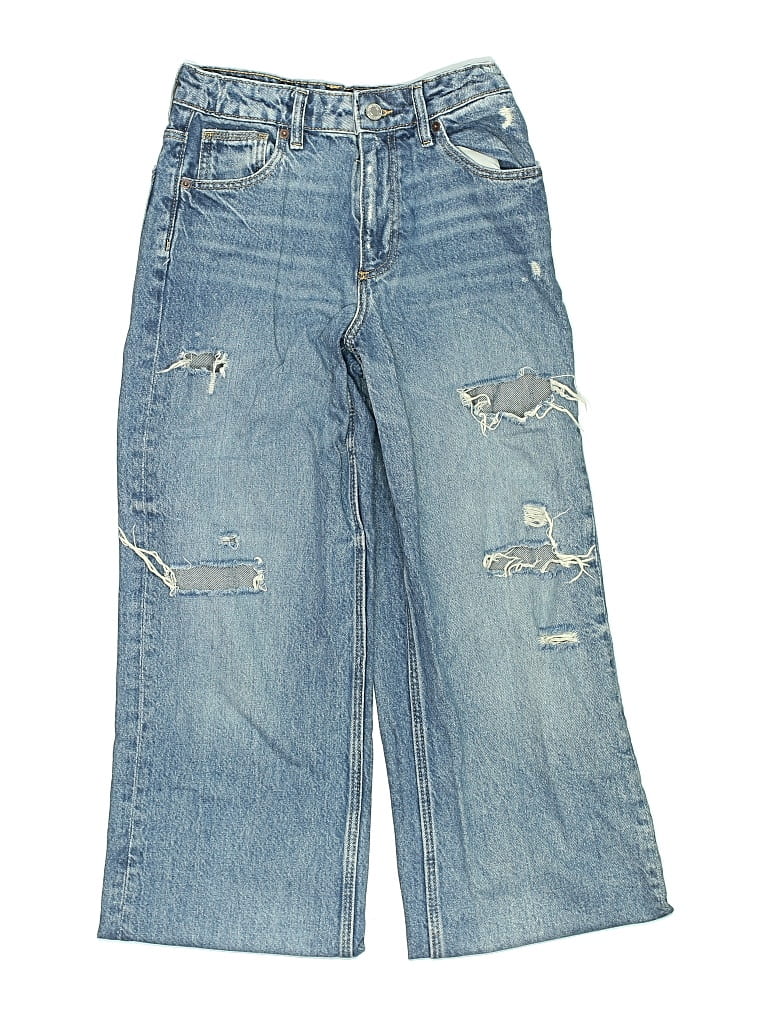 Pre-owned Zara Kids' Jeans In Blue