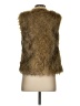 Tanming 100% Polyester Gold Faux Fur Vest Size XS - photo 2