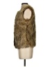 Tanming 100% Polyester Gold Faux Fur Vest Size XS - photo 5