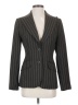 The Limited Stripes Gray Blazer Size 4 - photo 1