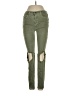 Free People Color Block Green Jeans Size 25 waist - photo 1