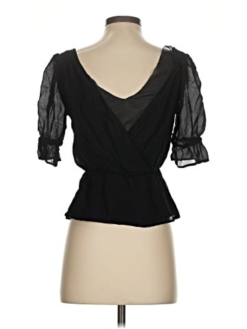 Ecru Short Sleeve Blouse (view 2)