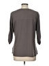 Ellen Tracy Gray 3/4 Sleeve Blouse Size L - photo 2