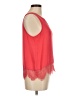 Cupcakes & Cashmere 100% Polyester Red Sleeveless Blouse Size 8 - photo 4