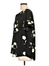 DR2 100% Polyester Black Short Sleeve Blouse Size L - photo 5